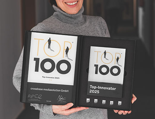 crossbase erneut als Top Innovator bei TOP 100 ausgezeichnet