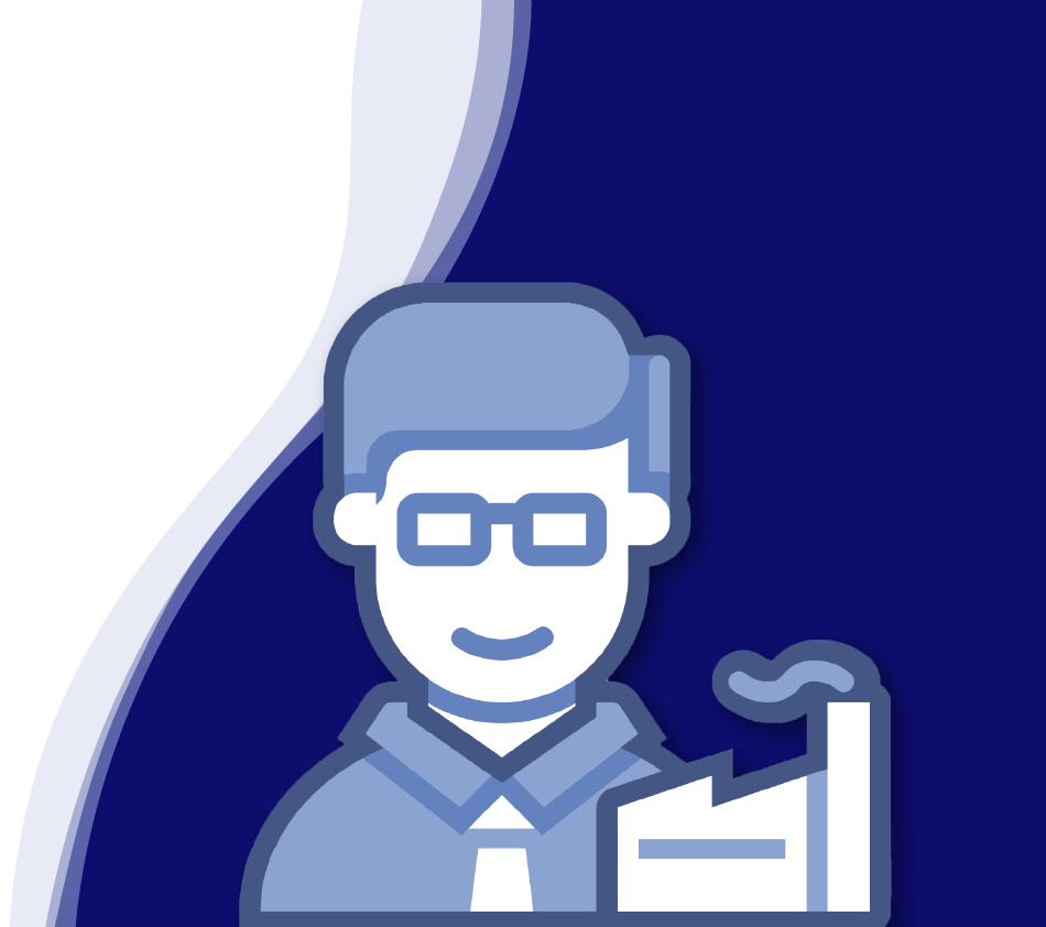 Holger Geck, directeur du marketing et de la gestion des données produits chez Gust. Alberts, sourit à la caméra. Il a les cheveux courts, blond grisâtre et une courte barbe. Il porte une chemise blanche et une veste sombre. En arrière-plan, on peut voir une forme de vague incurvée en blanc, bleu clair et bleu foncé.